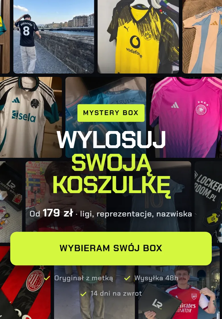 Strona główna LockerRoom.PL na telefonie: ściana zdjęć klientów i przycisk Wybieram swój box