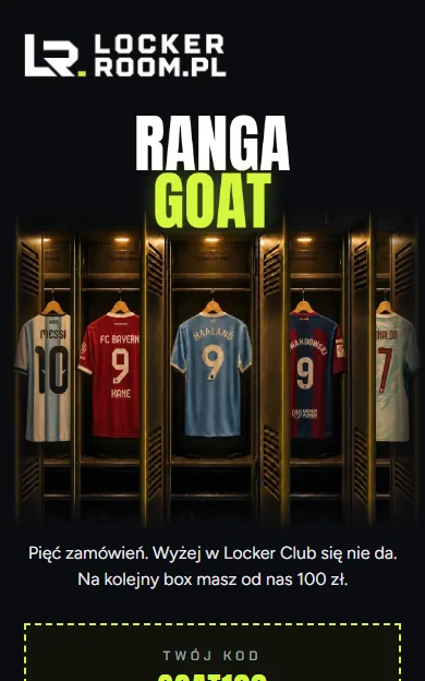Mail o awansie na rangę GOAT